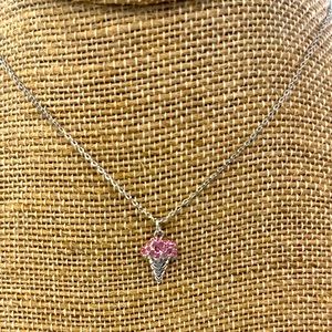 Sweet ice cream cone necklace